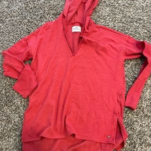 American Eagle, red V-neck, sweater size Small